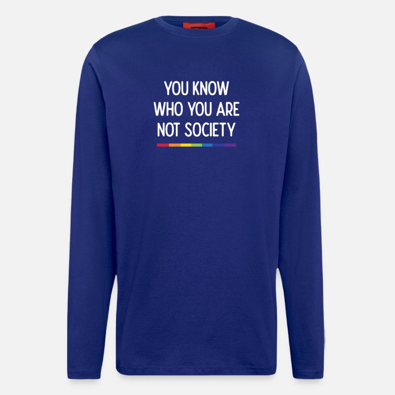 Lebe mit Stolz - Langarmshirt - made by SPREAD  - Iconic Blue