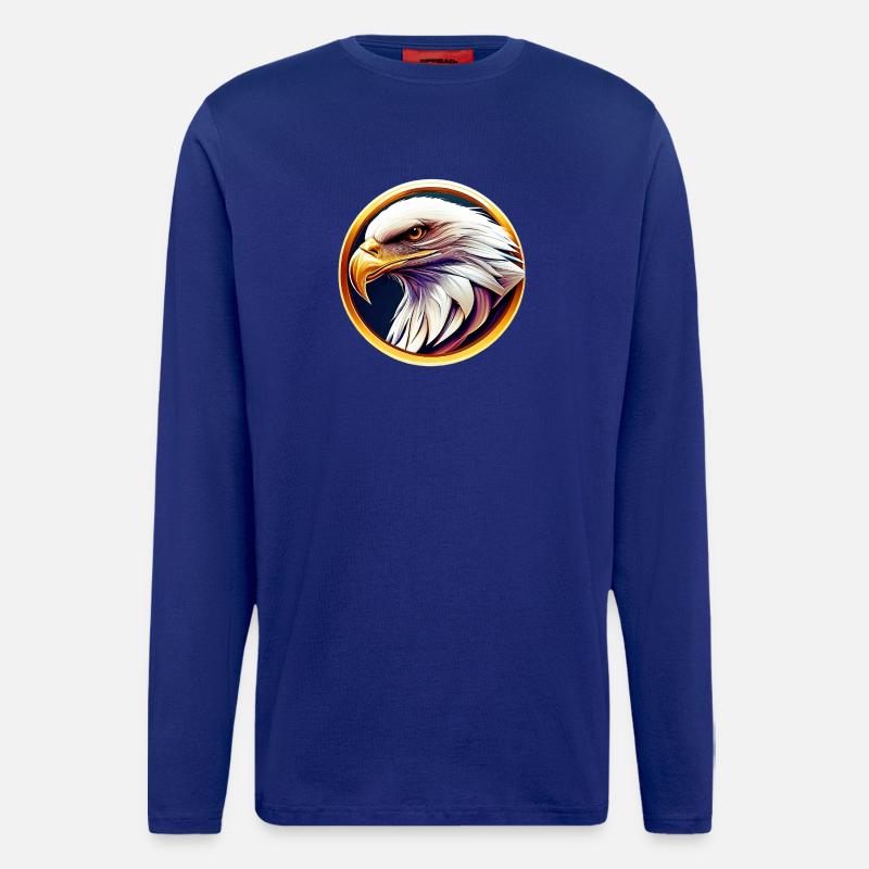 Bald eagle - Longsleeve - made by SPREAD  - Iconic Blue