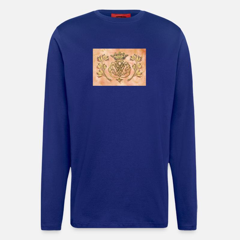 Bach Siegel / Monogramm / Wappen / Insignien - Langarmshirt - made by SPREAD  - Iconic Blue
