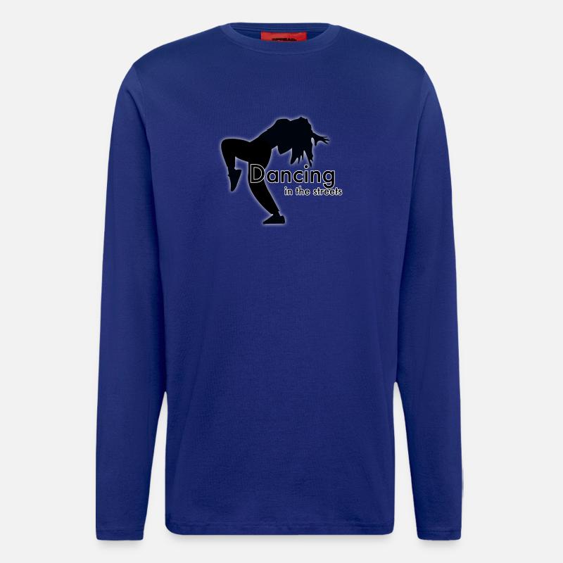 Dancing in the Streets - Langarmshirt - made by SPREAD - Iconic Blue