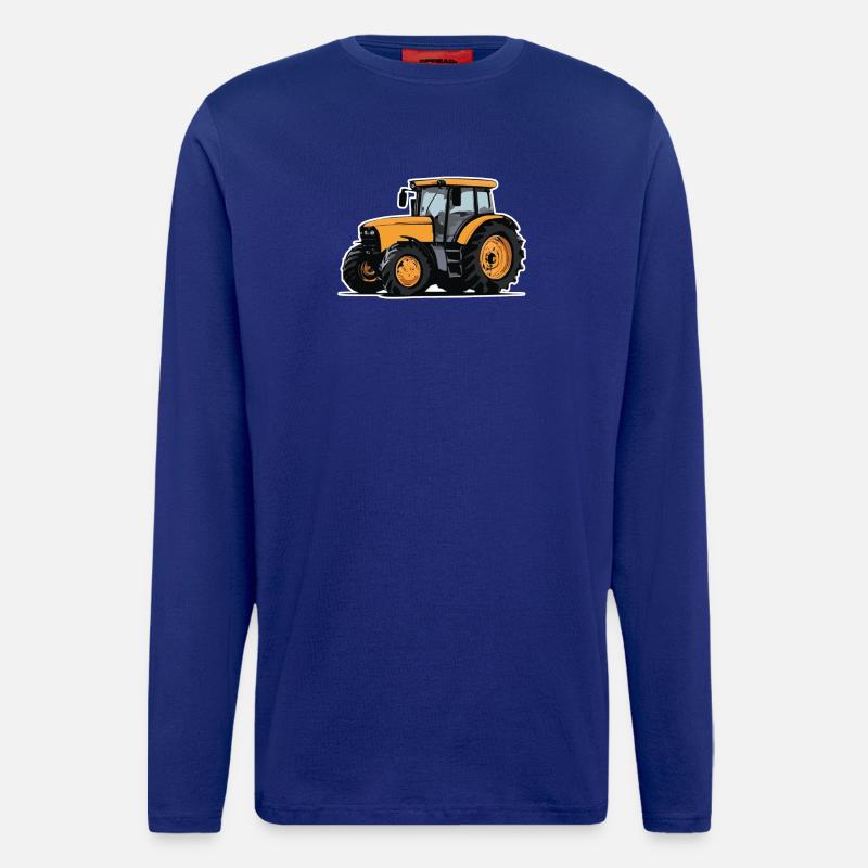 Traktor, Trecker, Schlepper - Langarmshirt - made by SPREAD  - Iconic Blue