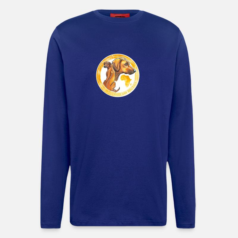 Rhodesian Ridgeback - Langarmshirt - made by SPREAD  - Iconic Blue