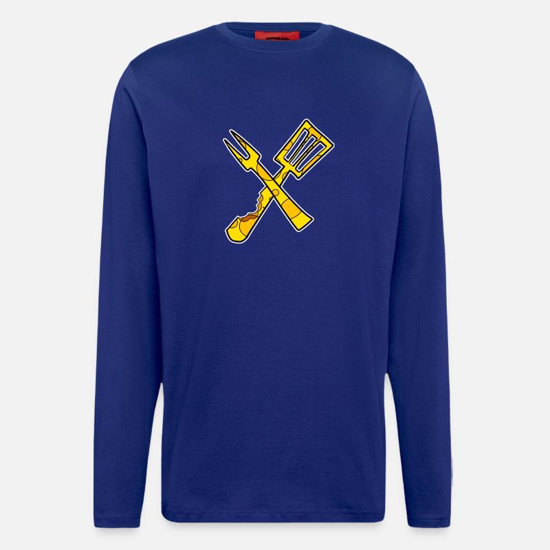 Koch Kochen Restaurant - Langarmshirt - made by SPREAD  - Iconic Blue