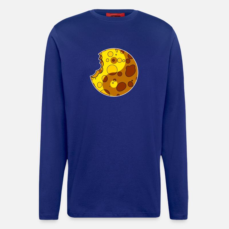 Cheese Yin Yang - Longsleeve - made by SPREAD  - Iconic Blue