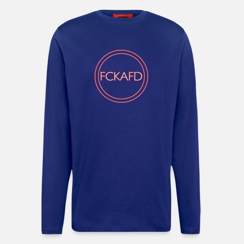 FCK AFD - Langarmshirt - made by SPREAD  - Iconic Blue