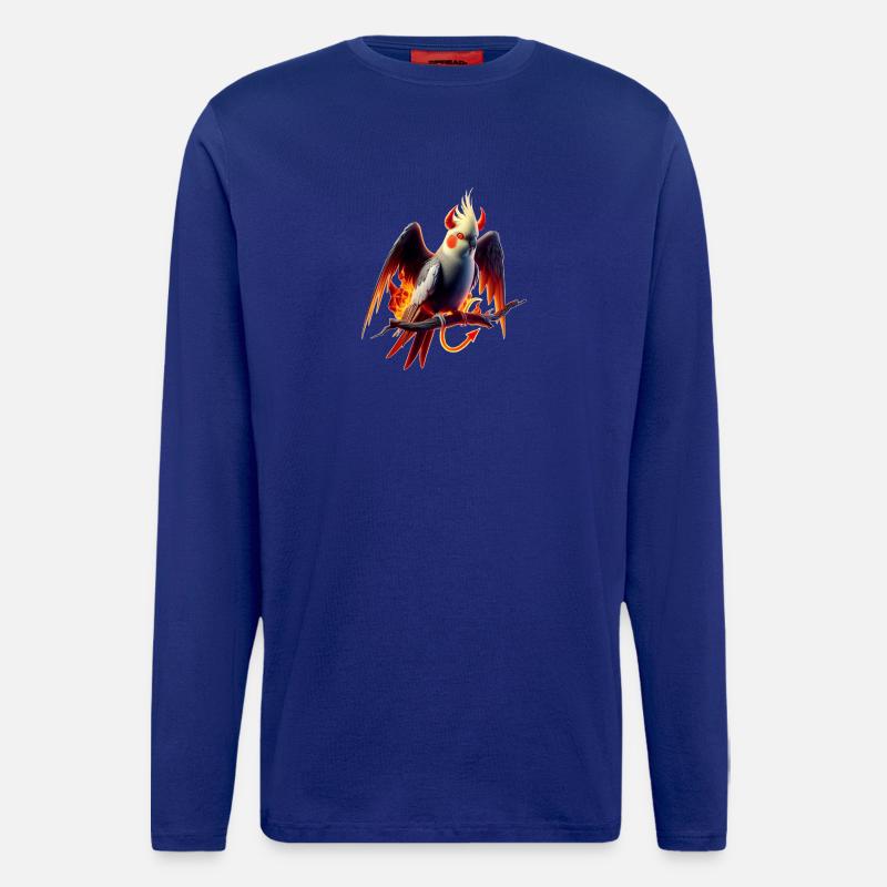 Teufelsnymph (02) - Langarmshirt - made by SPREAD  - Iconic Blue