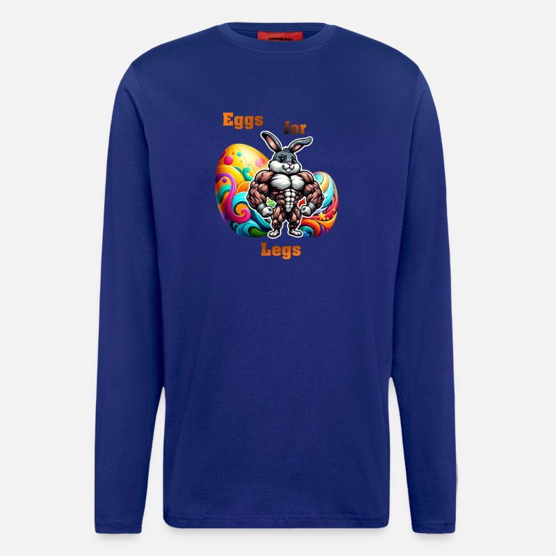 Eggs for Legs - Longsleeve - made by SPREAD  - Iconic Blue