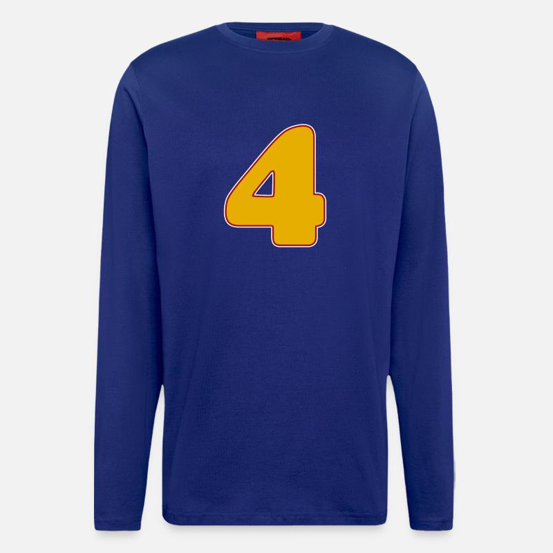 4 - Four - Longsleeve - made by SPREAD  - Iconic Blue
