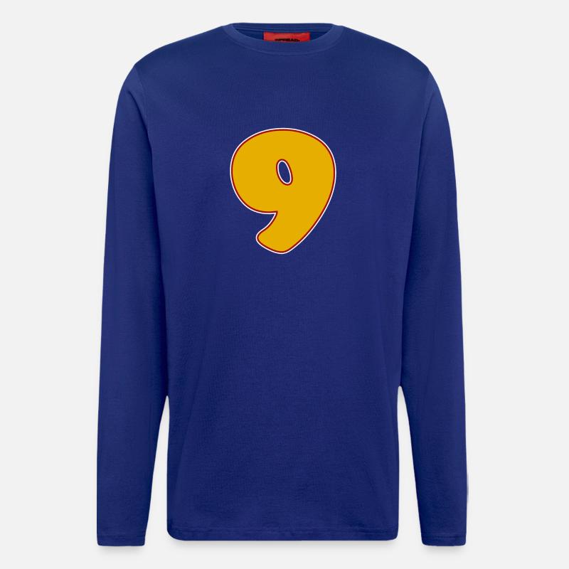 9 - Nine - Longsleeve - made by SPREAD - Iconic Blue