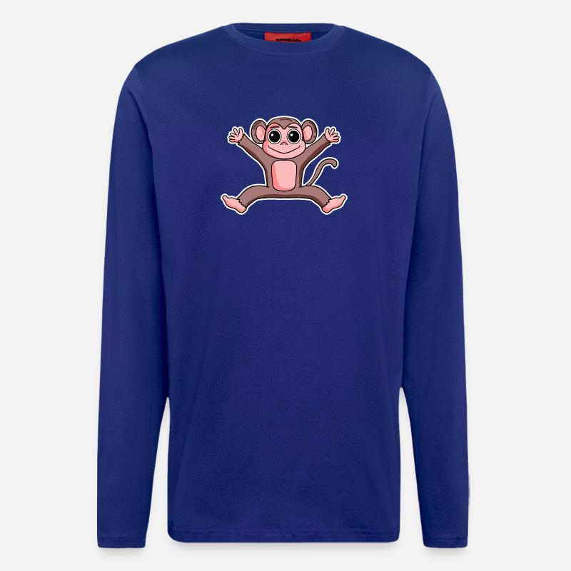 Monkey - Longsleeve - made by SPREAD  - Iconic Blue