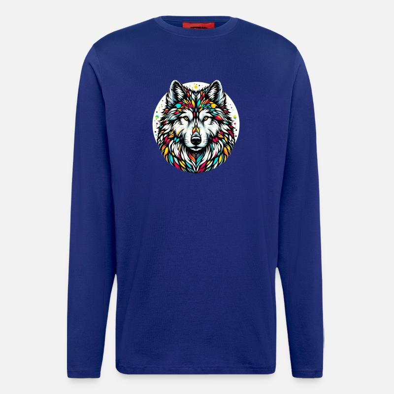 Wolf - Longsleeve - made by SPREAD - Iconic Blue