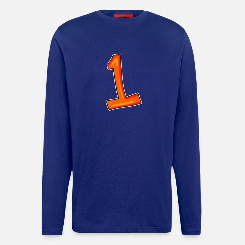 Nummer 1 - Langarmshirt - made by SPREAD  - Iconic Blue