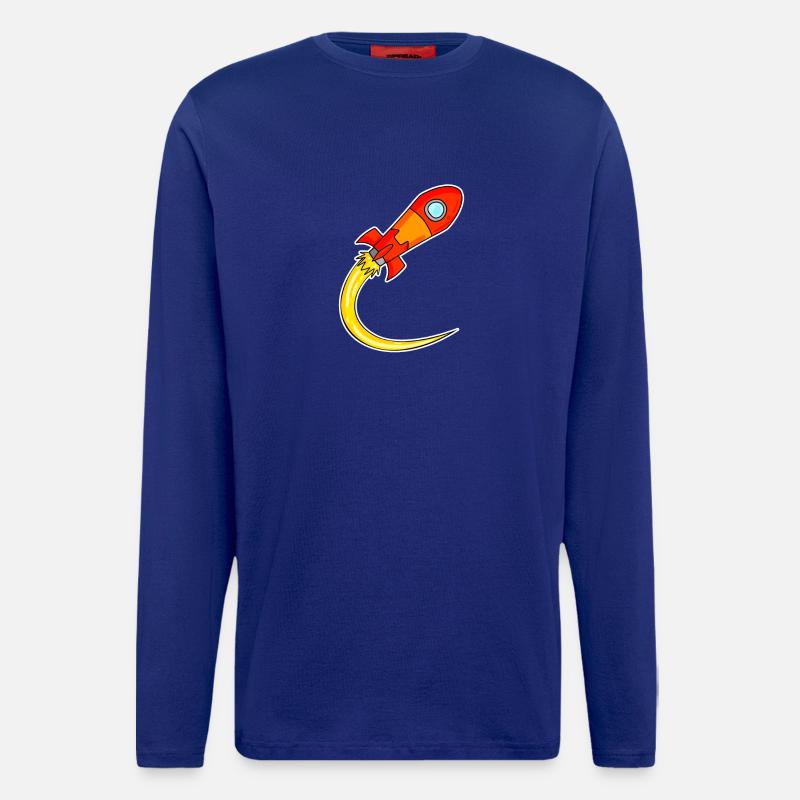 Rocket Motif - Longsleeve - made by SPREAD  - Iconic Blue