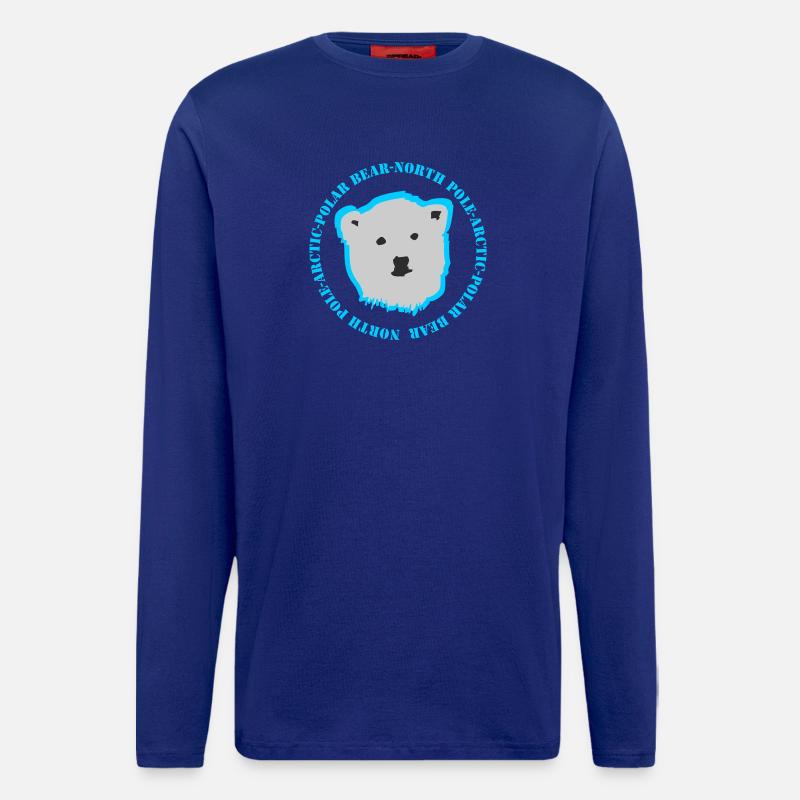 Eisbär 3 - Langarmshirt - made by SPREAD  - Iconic Blue