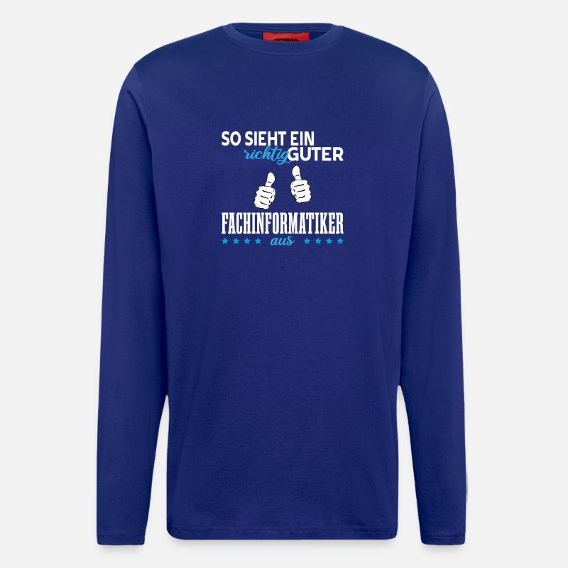 Fachinformatiker - Langarmshirt - made by SPREAD  - Iconic Blue