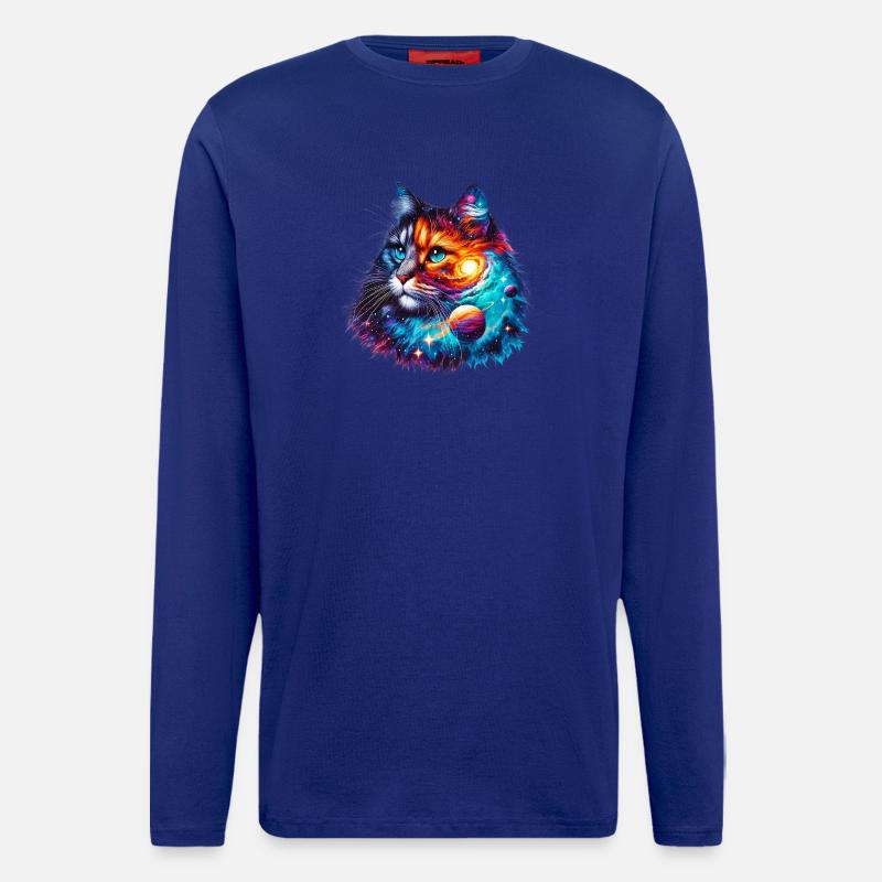 Katze - Langarmshirt - made by SPREAD  - Iconic Blue