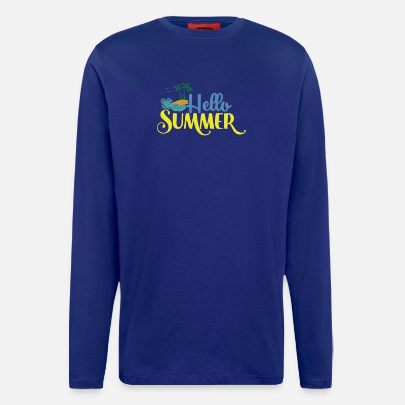 Hallo Summmer - Langarmshirt - made by SPREAD  - Iconic Blue