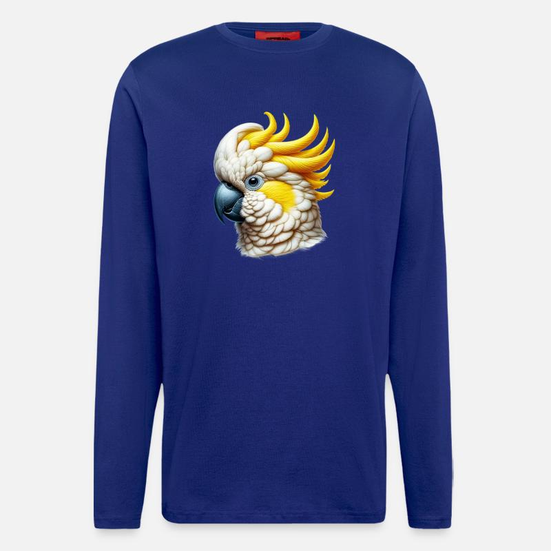 Kakadu-Papagei - Langarmshirt - made by SPREAD  - Iconic Blue