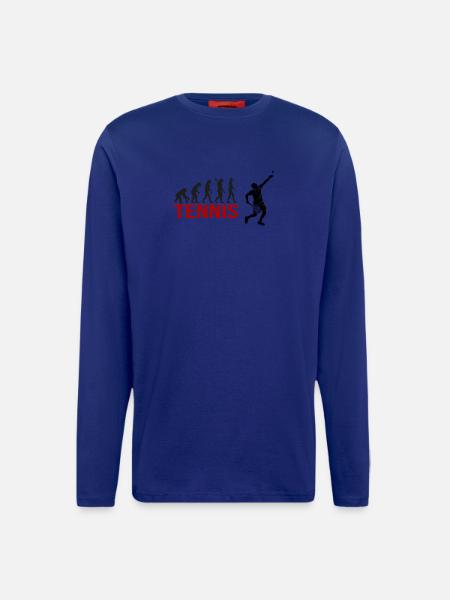 Evolution Tennis - Langarmshirt - made by SPREAD - Iconic Blue