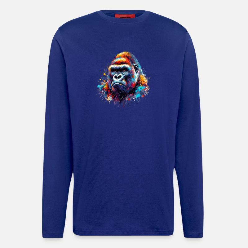 Gorilla - Langarmshirt - made by SPREAD  - Iconic Blue