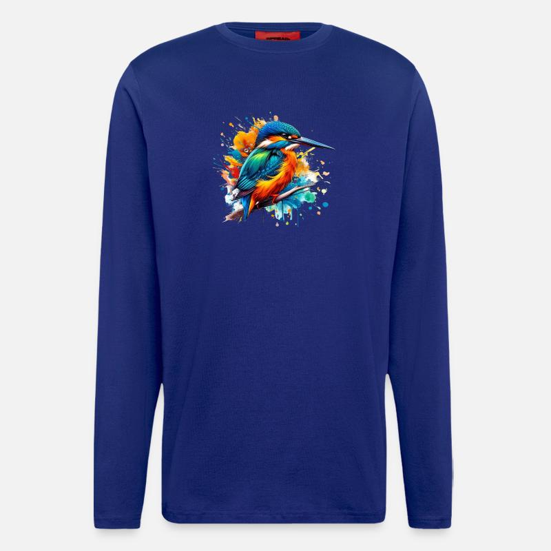 Kingfisher - Longsleeve - made by SPREAD  - Iconic Blue