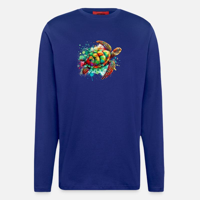 Turtle - Longsleeve - made by SPREAD  - Iconic Blue
