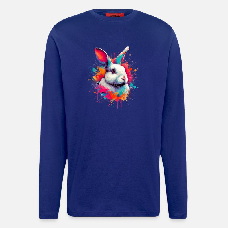 Kaninchen - Langarmshirt - made by SPREAD  - Iconic Blue