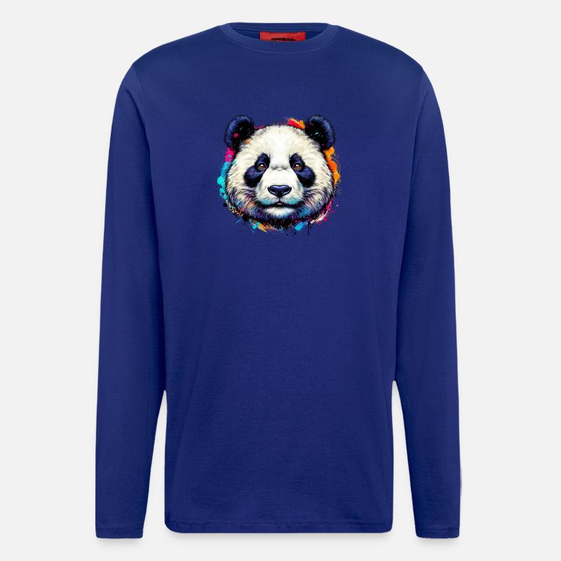 Panda - Langarmshirt - made by SPREAD - Iconic Blue