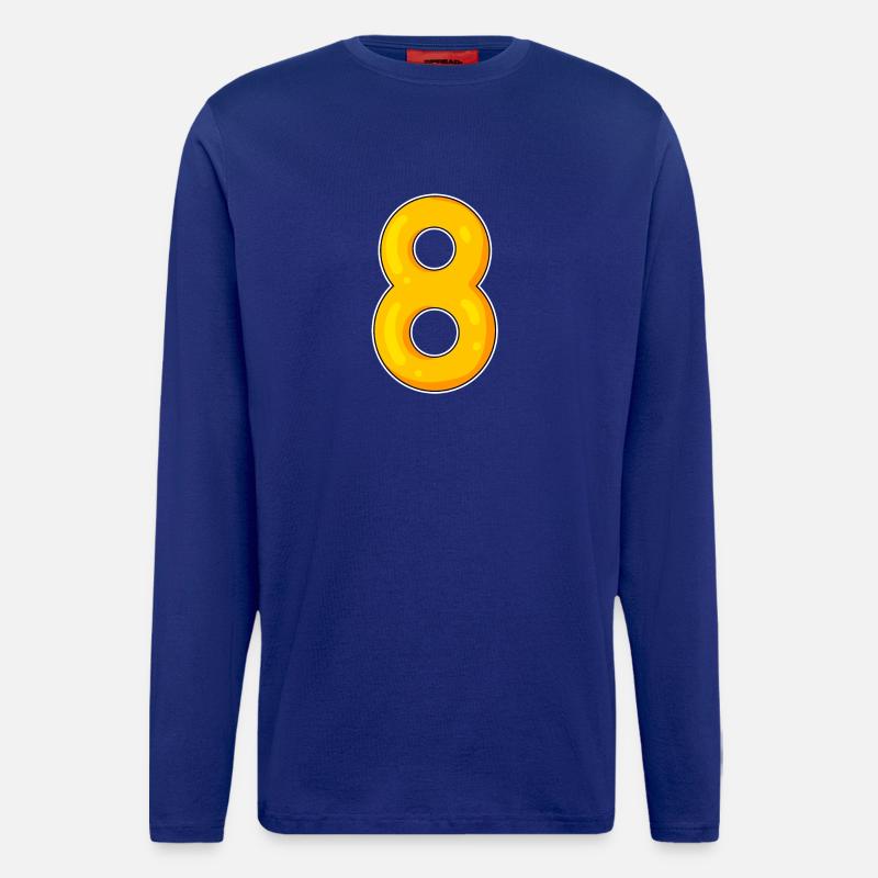 8 Yellow - Longsleeve - made by SPREAD  - Iconic Blue