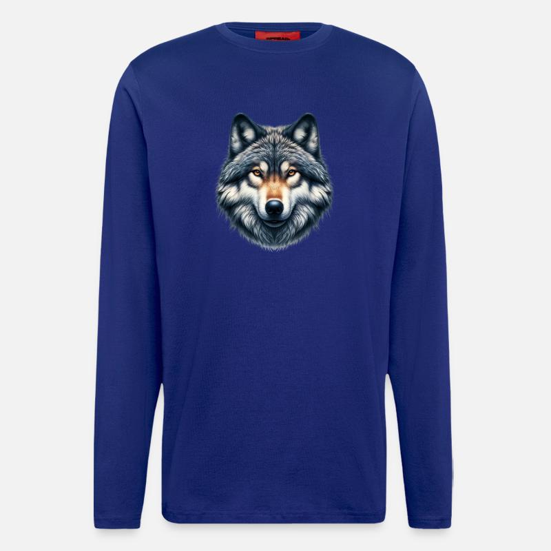 Wolf - Langarmshirt - made by SPREAD  - Iconic Blue