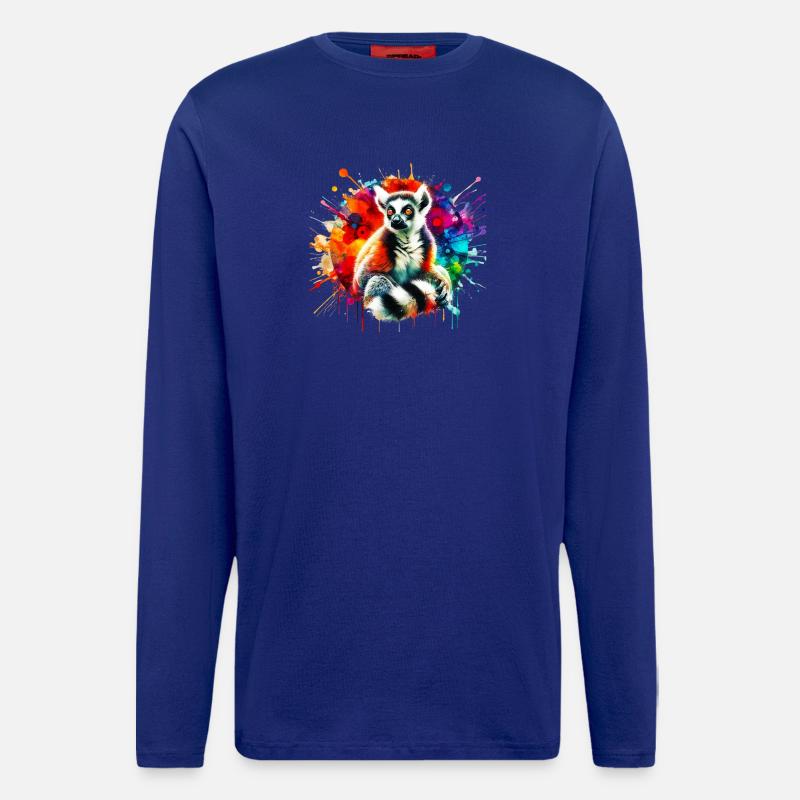 Lemur - Langarmshirt - made by SPREAD  - Iconic Blue