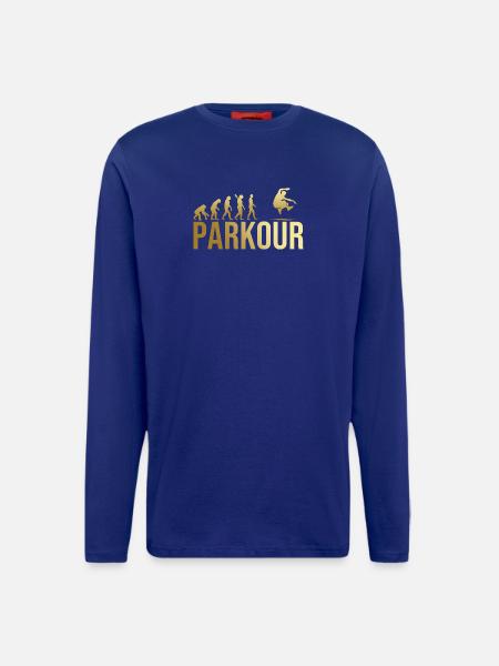 Evolution Parkour - Langarmshirt - made by SPREAD  - Iconic Blue