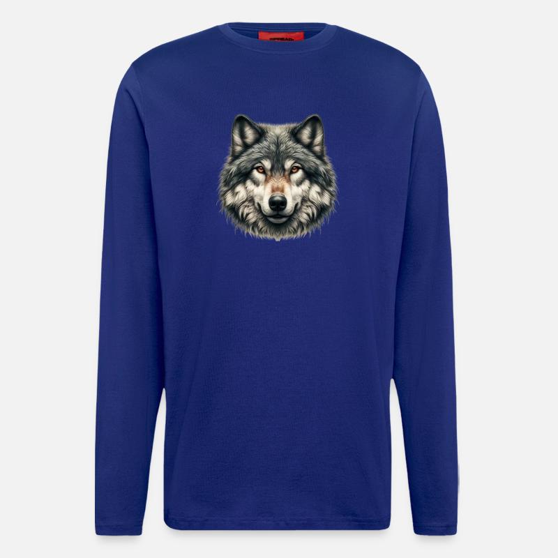 Wolf - Longsleeve - made by SPREAD - Iconic Blue