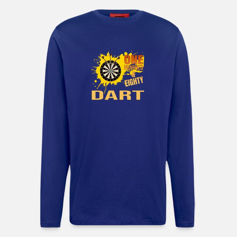 One Hundred Eighty - Dart - Langarmshirt - made by SPREAD  - Iconic Blue