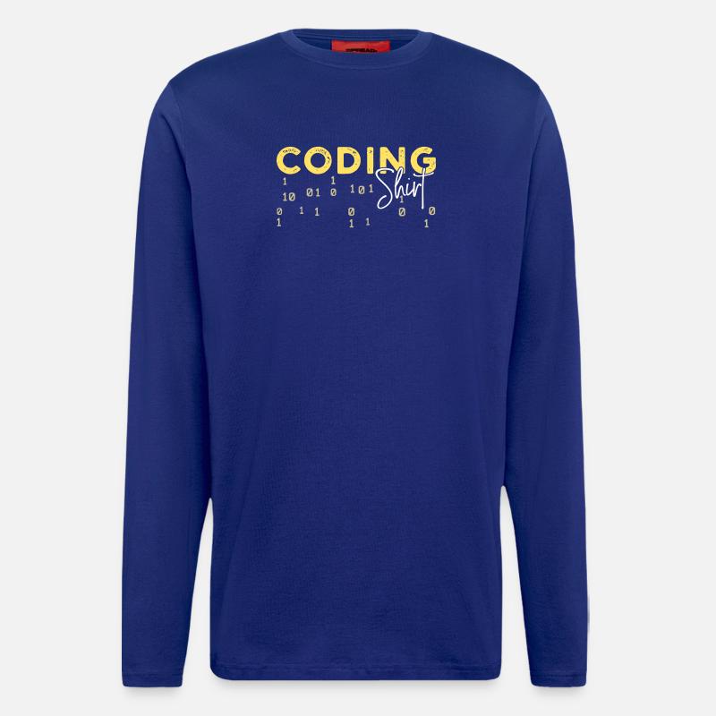 Coden Statement Developer Programmer Scripting - Longsleeve - made by SPREAD  - Iconic Blue