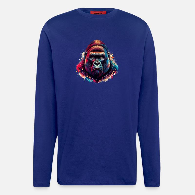 Gorilla - Langarmshirt - made by SPREAD  - Iconic Blue