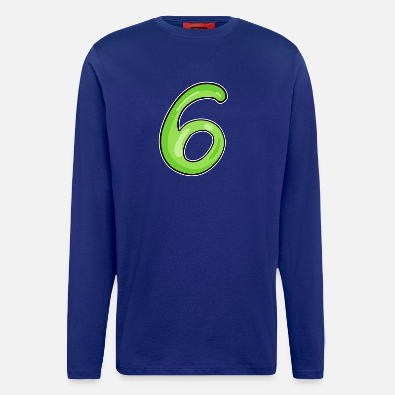 6 grün - Langarmshirt - made by SPREAD  - Iconic Blue