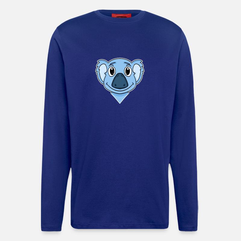 Koala Bear Head - Longsleeve - made by SPREAD - Iconic Blue