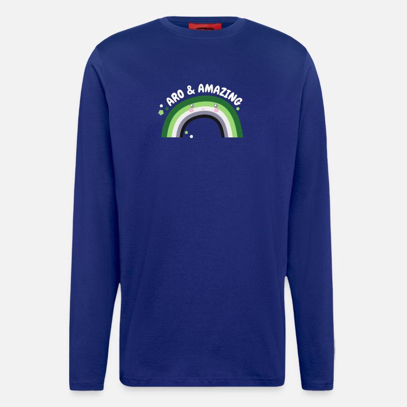 Aromantisch und erstaunlich - Langarmshirt - made by SPREAD  - Iconic Blue