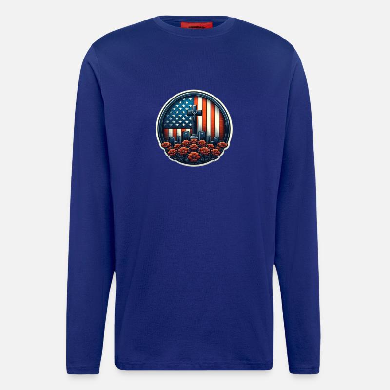 Ehre den Helden - Langarmshirt - made by SPREAD  - Iconic Blue