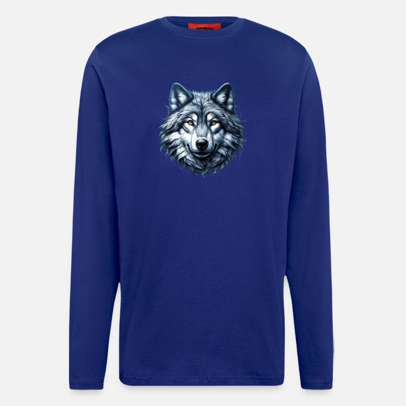 Wolf - Longsleeve - made by SPREAD  - Iconic Blue