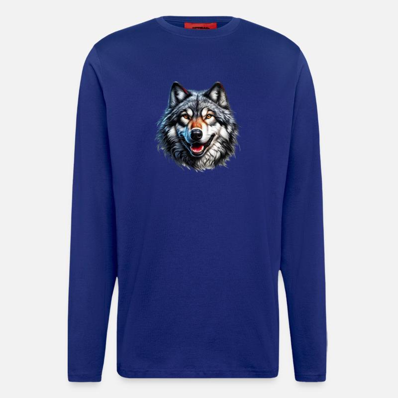 Wolf - Longsleeve - made by SPREAD - Iconic Blue