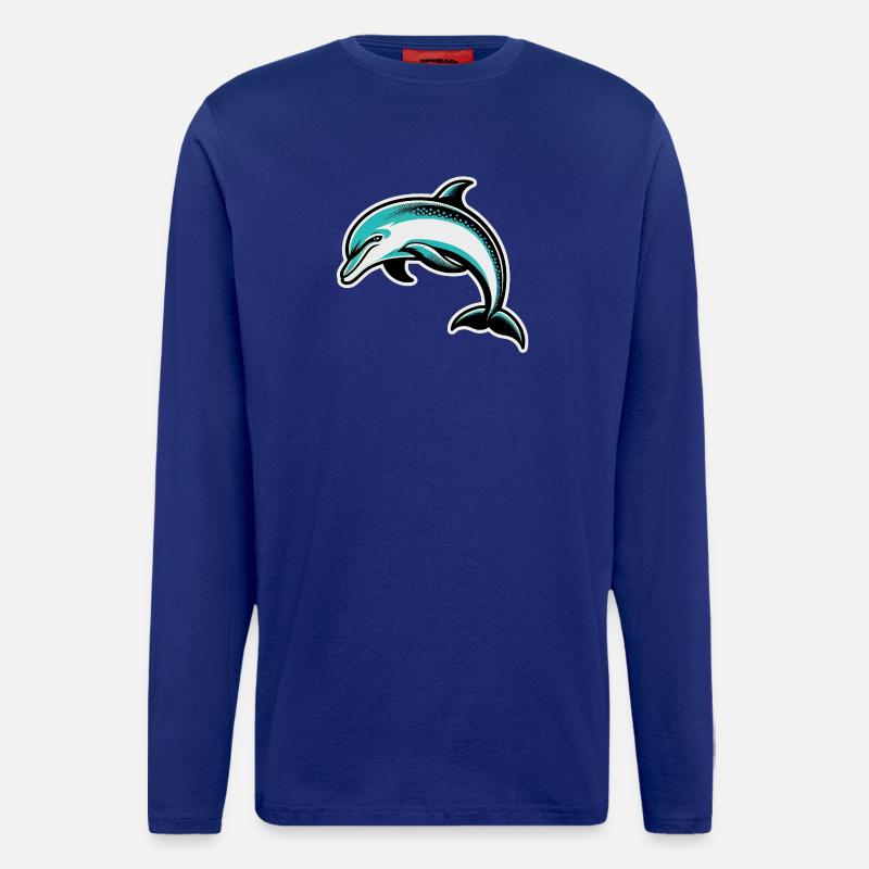 Delfin - Langarmshirt - made by SPREAD  - Iconic Blue
