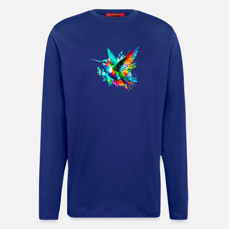 Kolibri - Langarmshirt - made by SPREAD  - Iconic Blue
