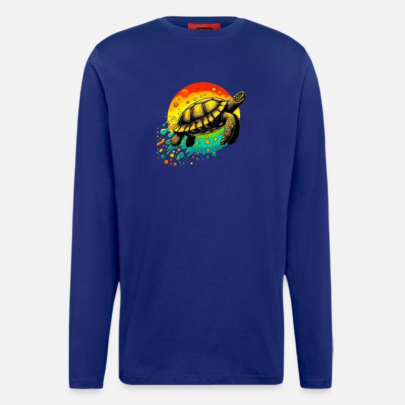 Turtle - Longsleeve - made by SPREAD  - Iconic Blue
