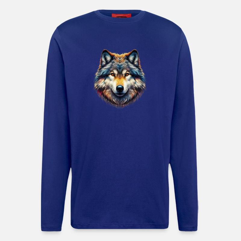 Wolf - Longsleeve - made by SPREAD  - Iconic Blue
