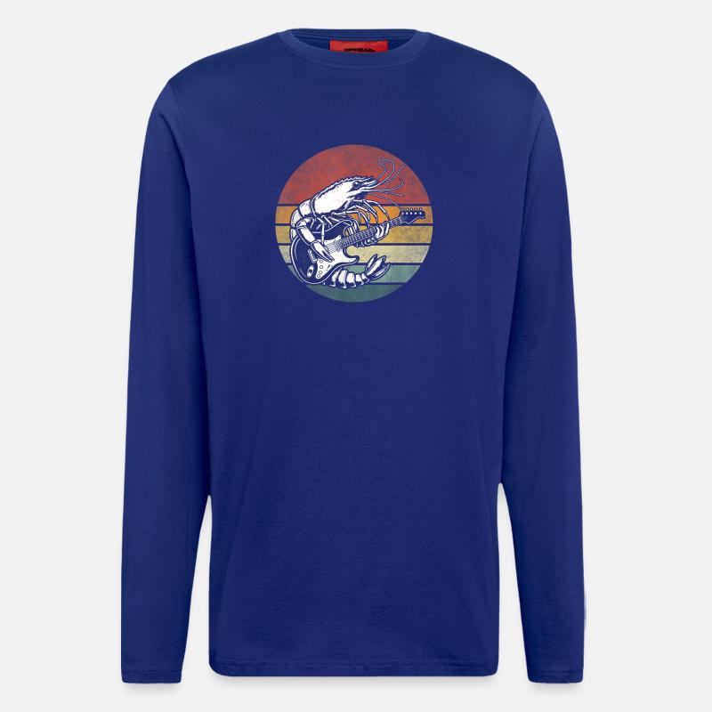 Crayfish Rock Sunset Guitar - Longsleeve - made by SPREAD  - Iconic Blue