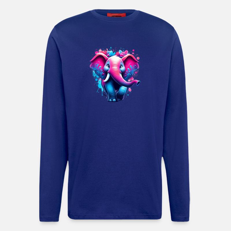 Elefant - Langarmshirt - made by SPREAD  - Iconic Blue