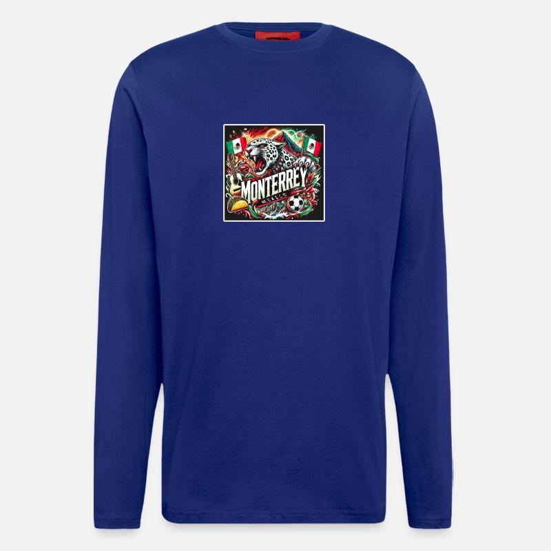 Monterrey Mexico Cities Design - Longsleeve - made by SPREAD - Iconic Blue