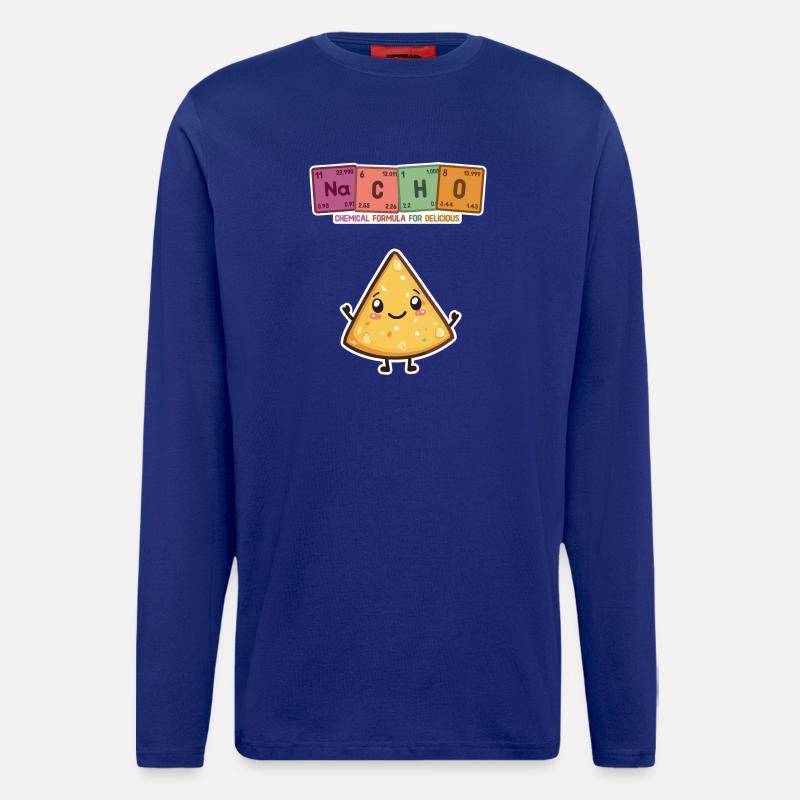 Nacho - Periodensystem - Langarmshirt - made by SPREAD  - Iconic Blue